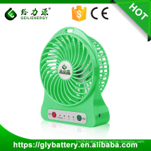 Guangzhou factory high speed 5V portable mini usb fan With battery